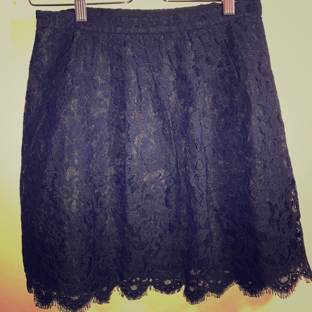 J.crew lace skirt size:2